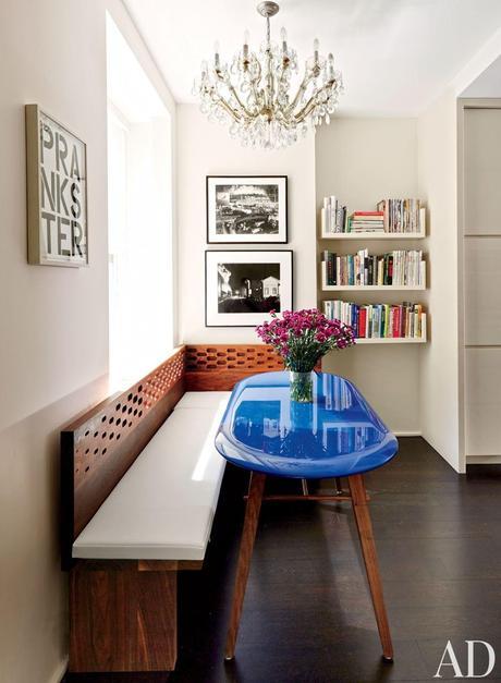 Office con encanto.Combinado Modern-Retro. Modern Dining Room by D\'Apostrophe Design Inc. in New York, New York