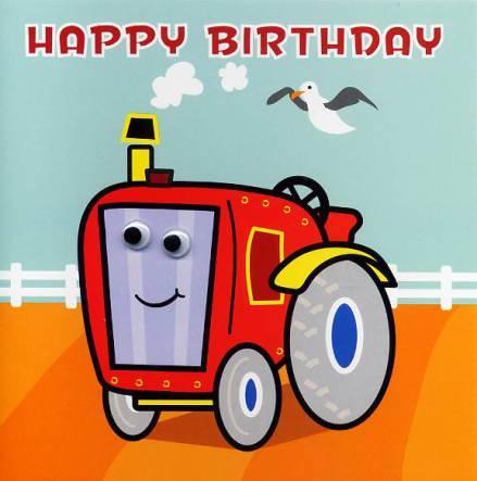 ¿Quién cumple 5? tractor-happy-birthday-card-31-p