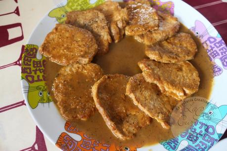 LOMO DE CERDO CON SALSA DE MANZANA