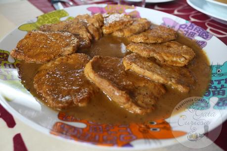 LOMO DE CERDO CON SALSA DE MANZANA