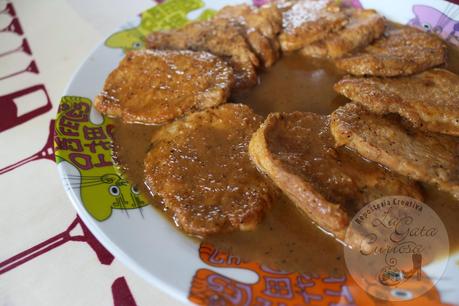 LOMO DE CERDO CON SALSA DE MANZANA