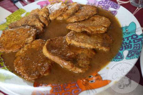 LOMO DE CERDO CON SALSA DE MANZANA