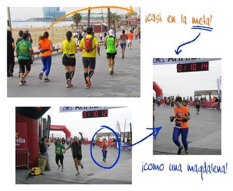 He de practicar eso de salir guapa en las fotos de meta...