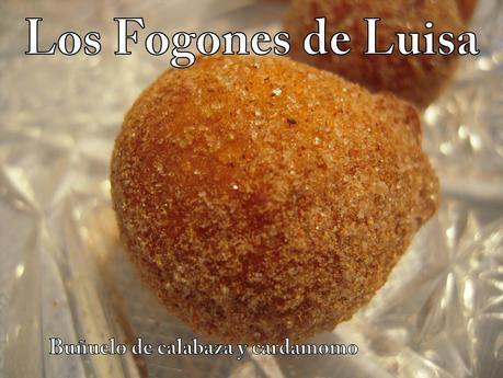 BUÑUELOS DE CALABAZA Y CARDAMOMO