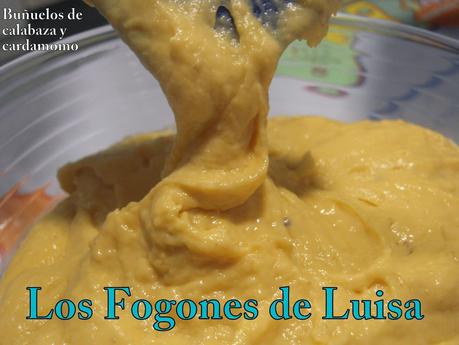 BUÑUELOS DE CALABAZA Y CARDAMOMO