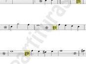 Blanca Navidad partitura para Saxofón Alto Barítono villancico suave