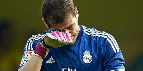 Casillas en el entrenamiento del Madrid