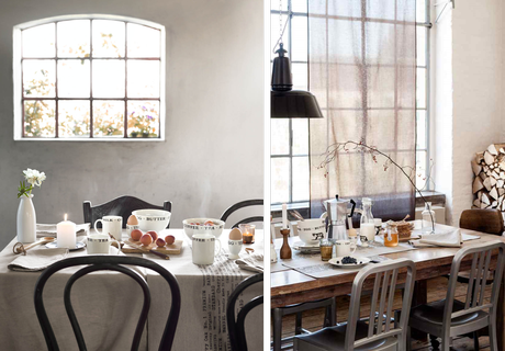 HOGARES CON DECORACIÓN NATURAL DE H & M