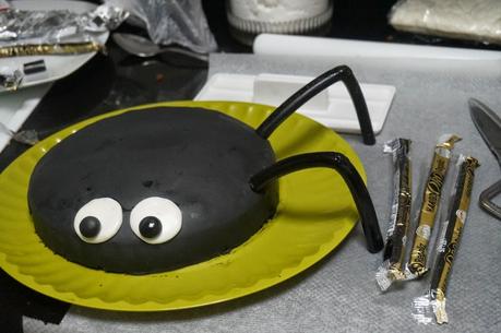 Bizcocho de Araña-Halloween