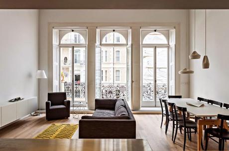 Diseño interior y espacio versátil en este apartamento en Londres