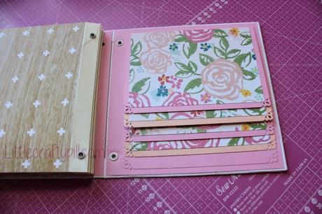 Cómo hacer un mini álbum de sobres con cubierta de cartón (III): Más decoración interior