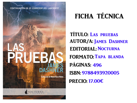 Reseña: Las pruebas, de James Dashner