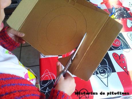 Marco de fotos con pinzas