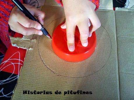 Marco de fotos con pinzas