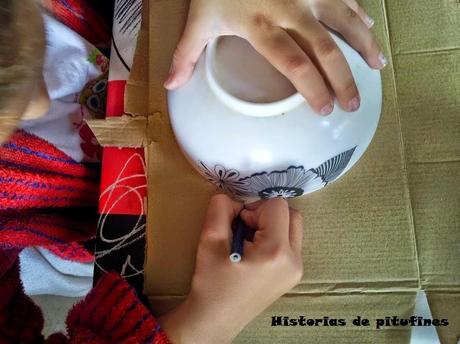 Marco de fotos con pinzas