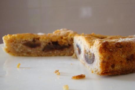 PASTEL DE RICOTA, NUECES Y CHOCOLATE CON HIGOS