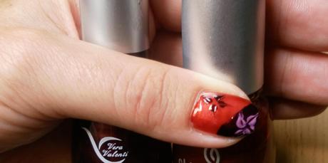 manicura bicolor, manicura bicolor flor, manicura flor #retonails, flower nails, two colour nails, nail art, 