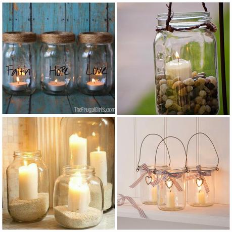 DIY...Reciclando botes de cristal