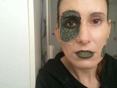 Halloween Makeup - Reptile Woman