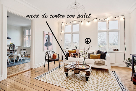 IDEAS PARA CREAR UN APARTAMENTO ESTILO ESCANDINAVO CON #RECICLAJE