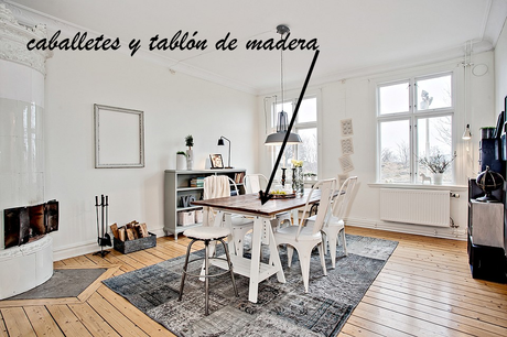 IDEAS PARA CREAR UN APARTAMENTO ESTILO ESCANDINAVO CON #RECICLAJE