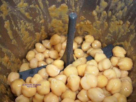 Espinacas con garbanzos en Thermomix