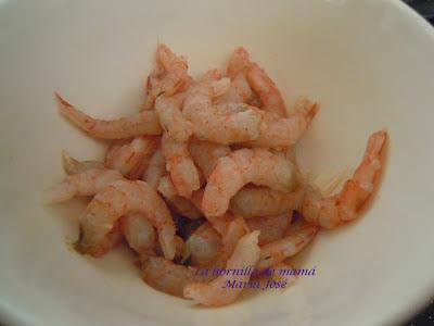 Arroz con almejas y gambas