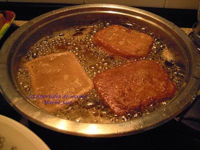 Torrijas de vino dulce