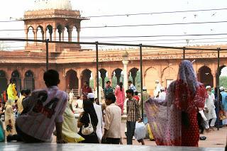 Mezquita de Jama Majid en la India Mezquita Jama Majid, India, El mundo en tándem, round the world, mundoporlibre.com