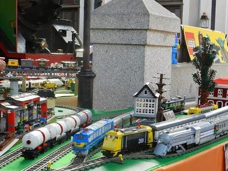 Gran exposición de trenes LEGO en el Museo del Ferrocarril