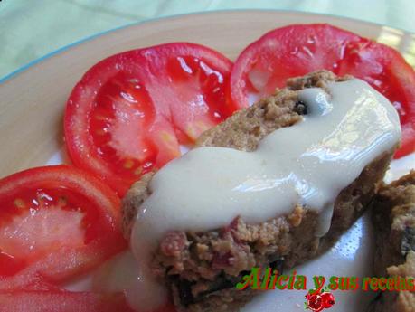 BUDÍN DE BERENJENAS AL MICROONDAS