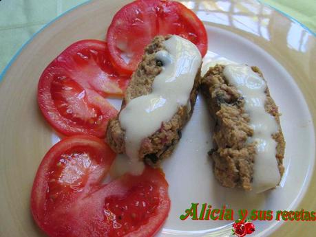 BUDÍN DE BERENJENAS AL MICROONDAS