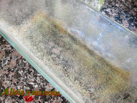 BUDÍN DE BERENJENAS AL MICROONDAS