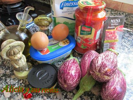 BUDÍN DE BERENJENAS AL MICROONDAS