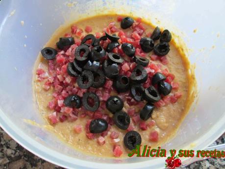 BUDÍN DE BERENJENAS AL MICROONDAS