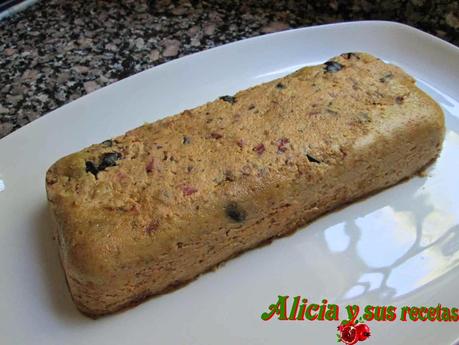 BUDÍN DE BERENJENAS AL MICROONDAS