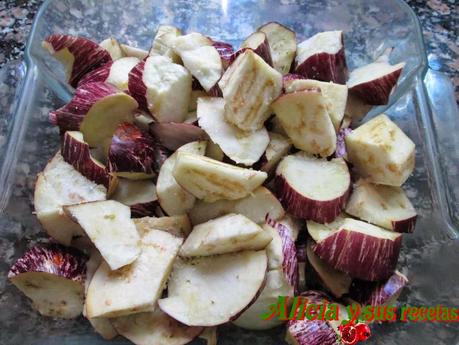 BUDÍN DE BERENJENAS AL MICROONDAS