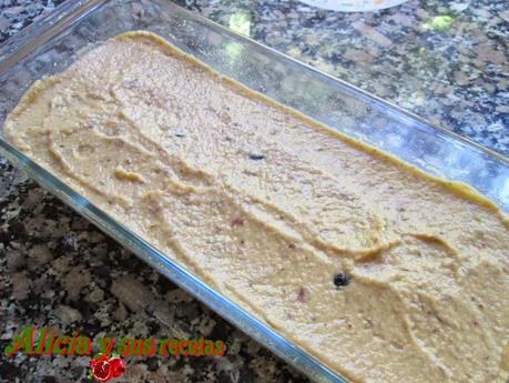 BUDÍN DE BERENJENAS AL MICROONDAS