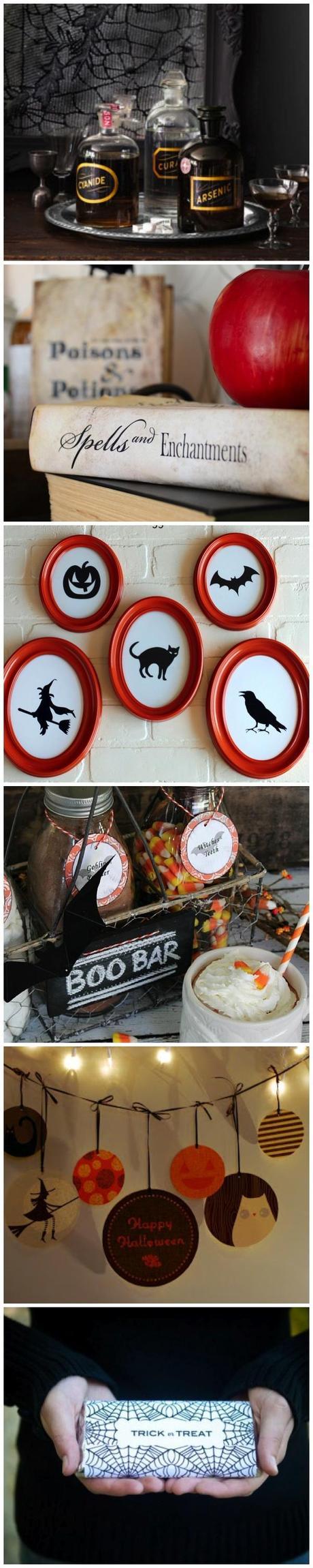 Printable. Halloween round up