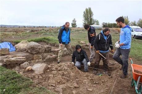 Descubren una estructura urbana única en el castro celtíbero de Laguna del Cañizar (Teruel)