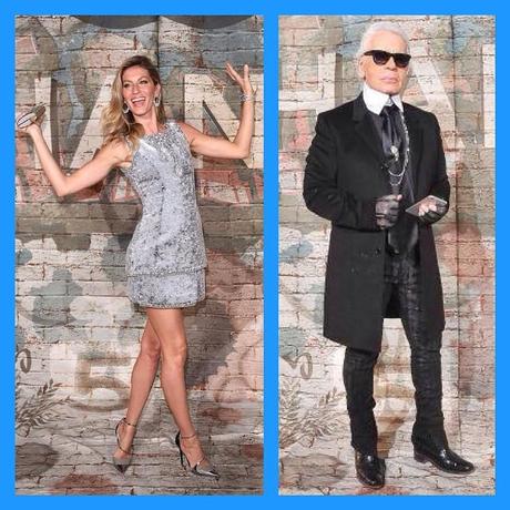 #GiseleBundchen And #KarlLagerfeld entering history at #Chanel n•5 film event #beauty #perfume #belleza #fashion #moda #lookandfashion #instafashion #jj #ootd