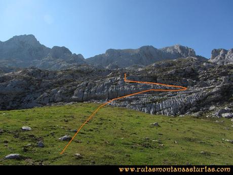 Ruta Ercina, Verdilluenga, Punta Gregoriana, Cabrones: Saliendo de la Vega de Aliseda