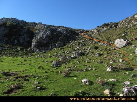 Ruta Ercina, Verdilluenga, Punta Gregoriana, Cabrones: Camino a las Camperas de Haces