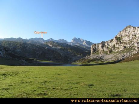 Ruta Ercina, Verdilluenga, Punta Gregoriana, Cabrones: Saliendo del aparcamiento del Ercina