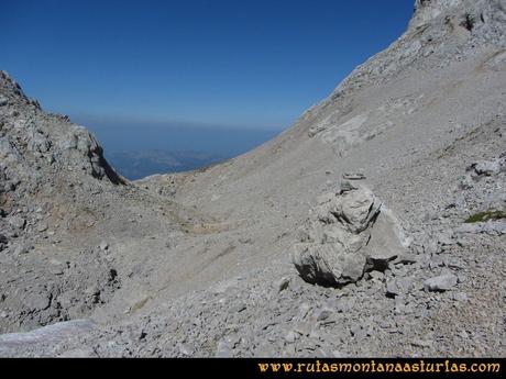 Ruta Ercina, Verdilluenga, Punta Gregoriana, Cabrones: Descendiendo al Jou de los desvíos