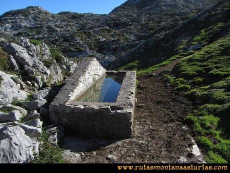 Ruta Ercina, Verdilluenga, Punta Gregoriana, Cabrones: Nueva fuente en las inmediaciones de la Camperona