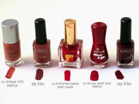 Lacas de uñas favoritas para otoño/invierno