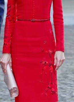 Bordados chinescos para la Reina Letizia en Holanda