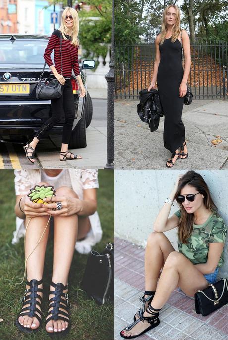 sandalias para el dia street style