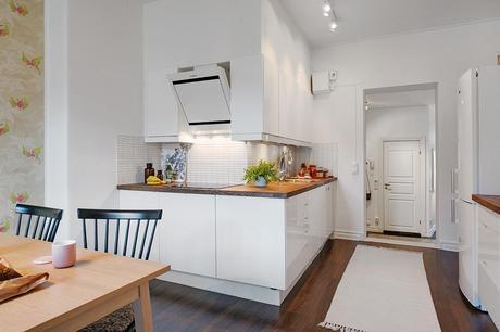 Un pequeño piso con alma nórdica Un pequeño piso con alma nórdica